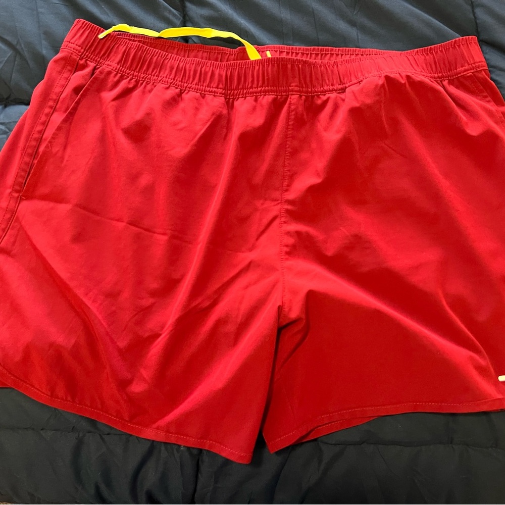 BCG Red Running Shorts